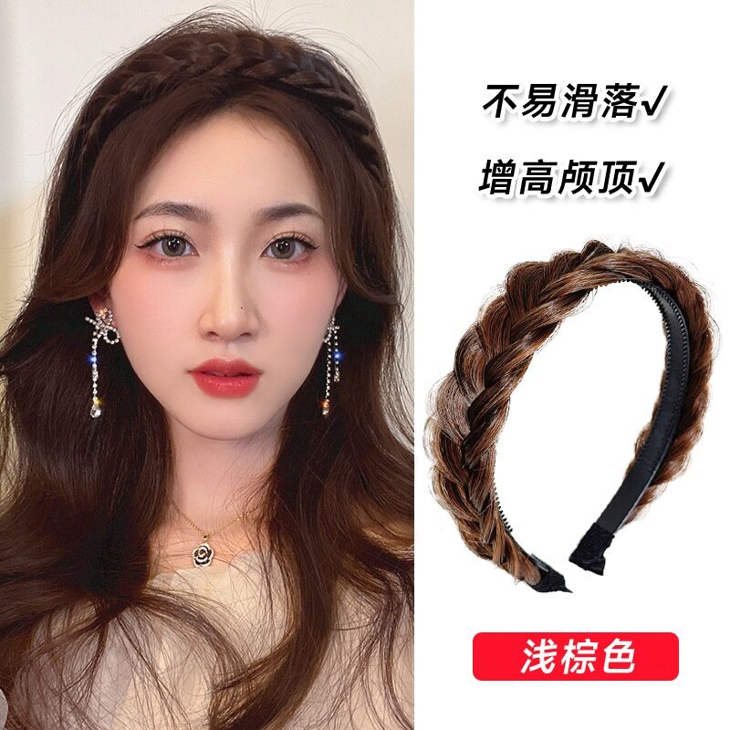 Bờm băng đô tóc tết giả cao cấp thời trang cực HOT