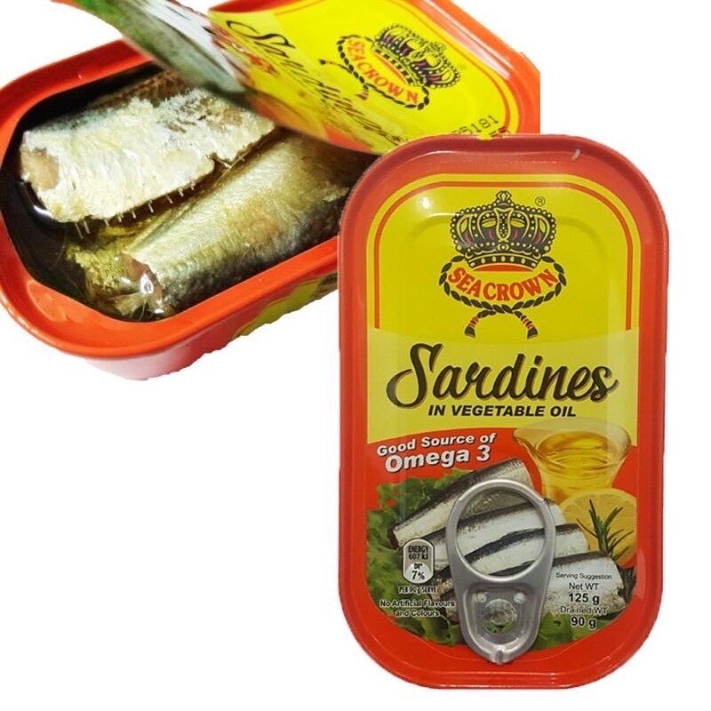 Cá trích SeaCrown ngâm dầu 90g(BC)