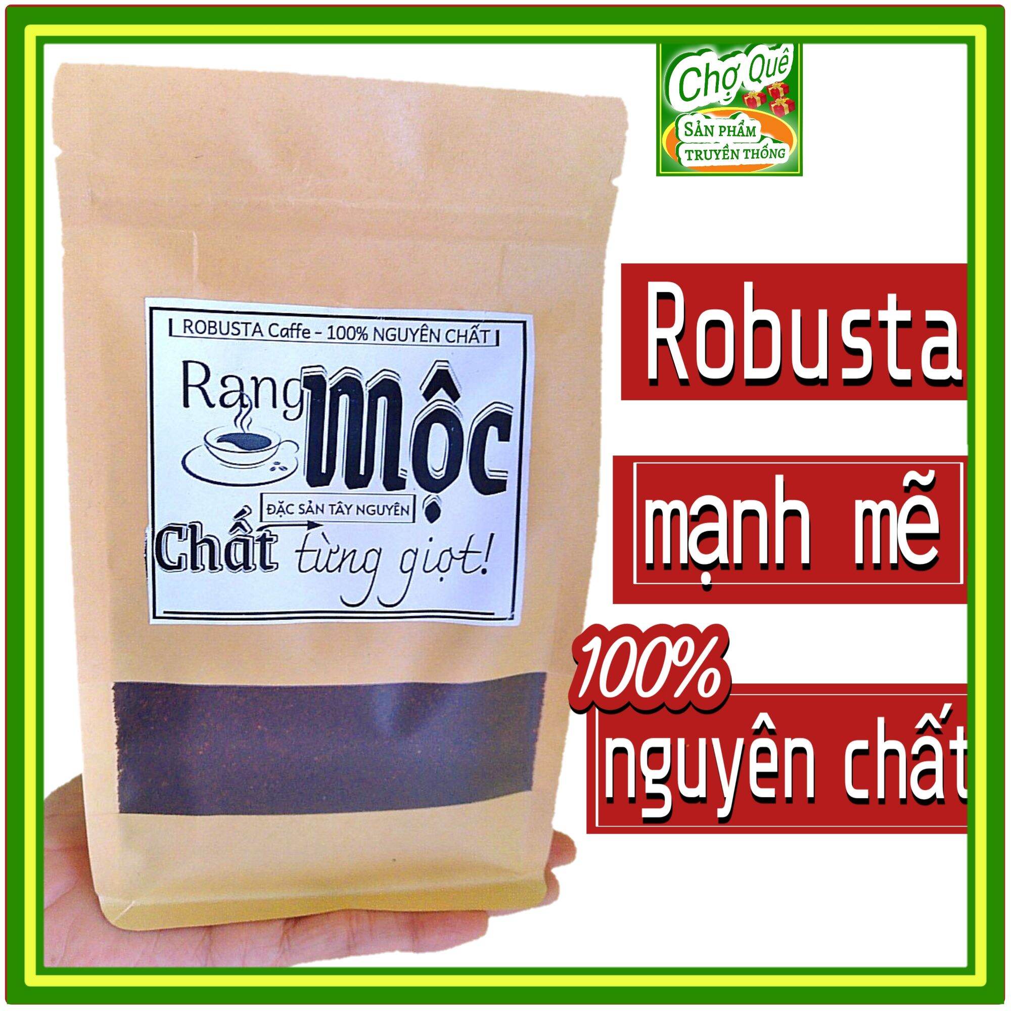 cà phê robusta culi nguyên chất rang xay mộc sạch 100%, pha máy pha phin , cafe hot đặc sản đăk lăk tây nguyên - Sản phẩm truyền thống