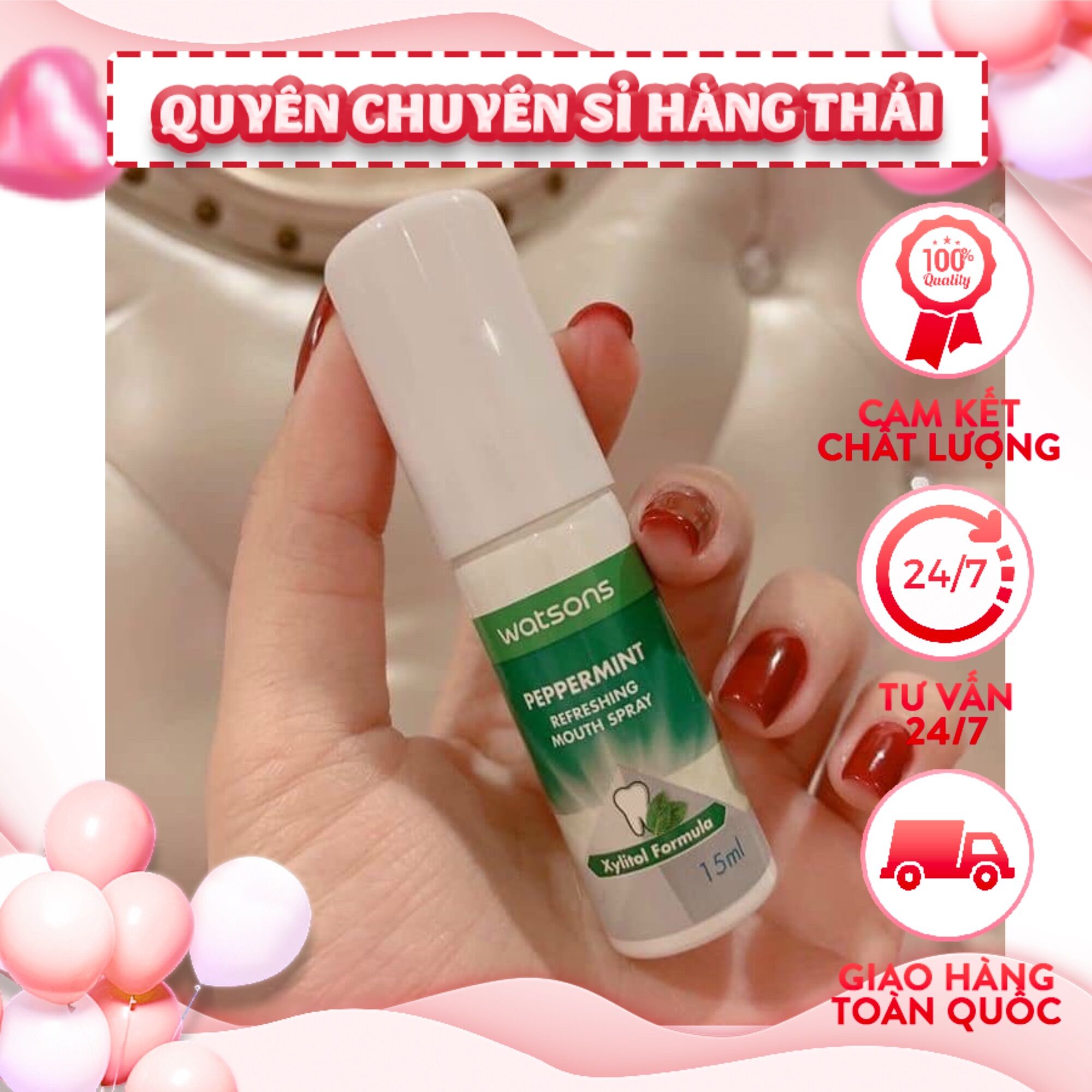 Xịt thơm miệng Watsons thái lan