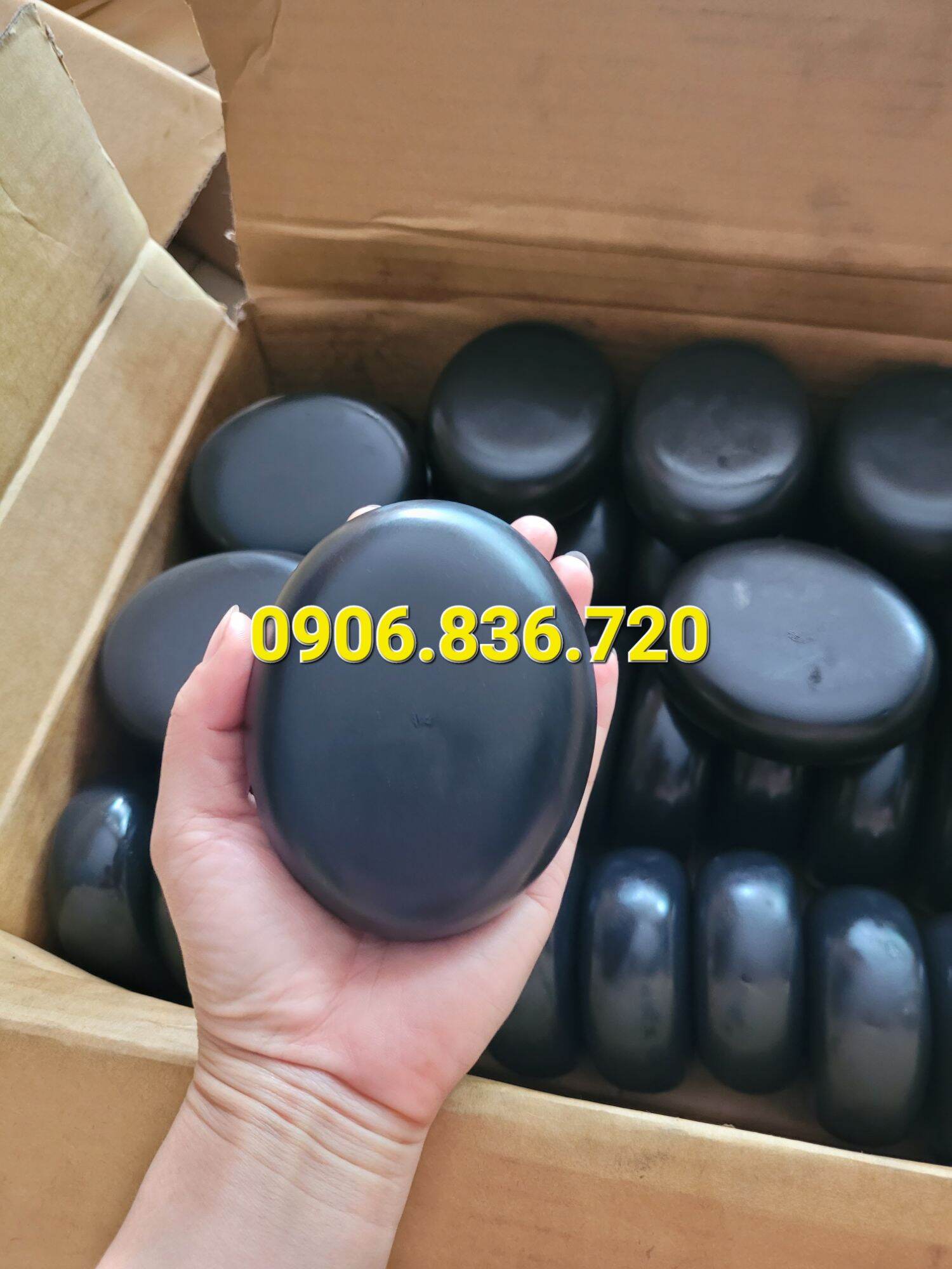 Đá chườm gan - đá tự nhiên 500 - 550gr
