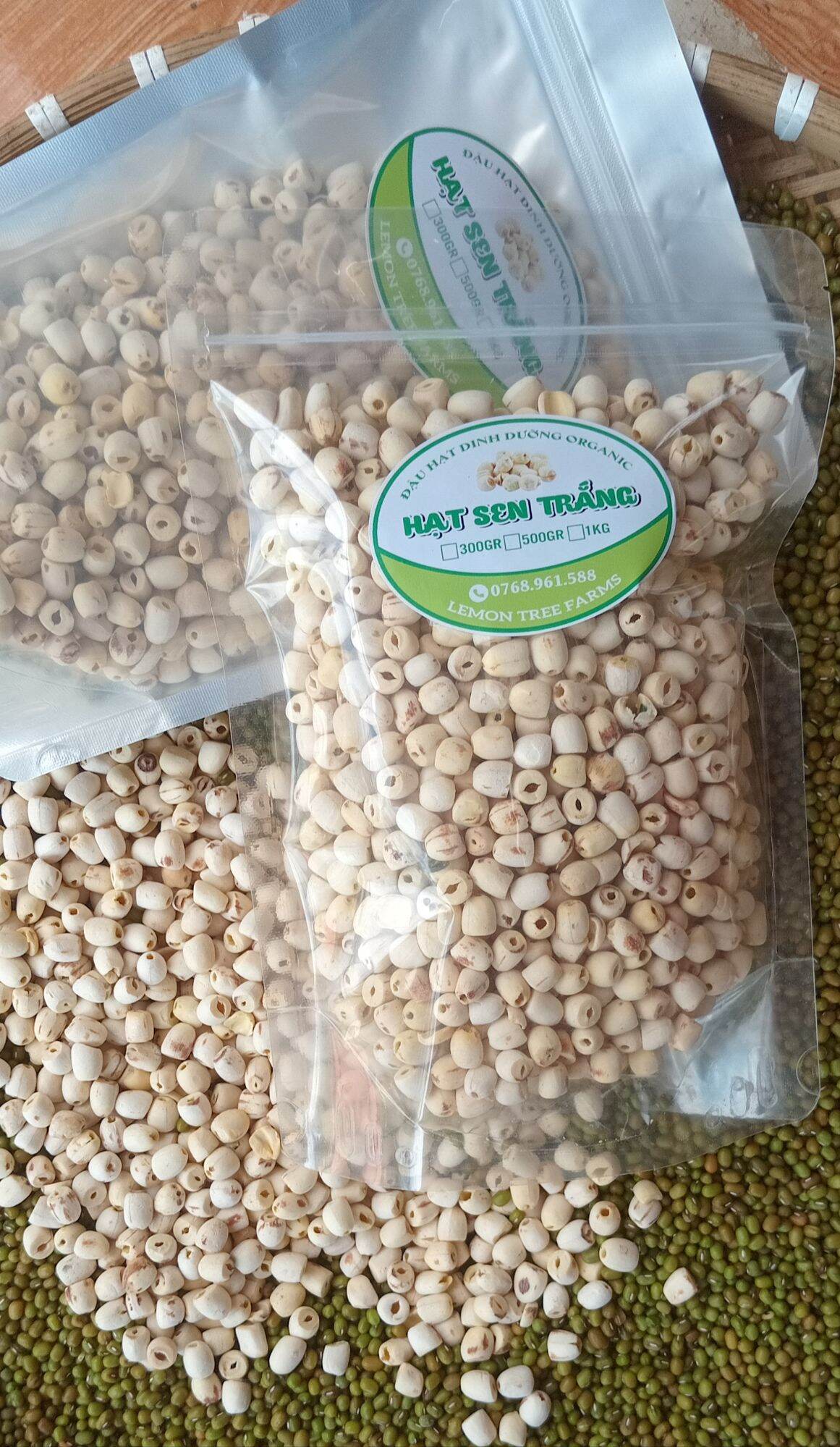 SEN TRẮNG THÁP MƯỜI-HẠT SEN KHÔ ORGANIC