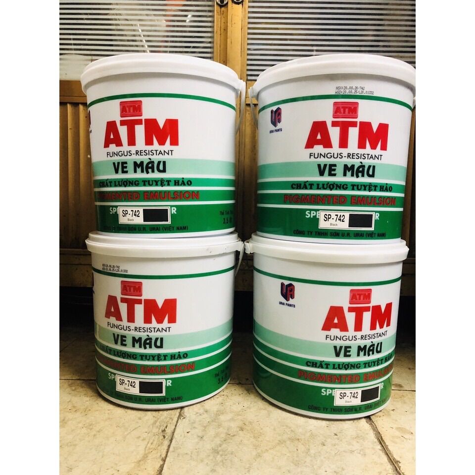 Sơn quét Ve màu atm, ve atm 5kg( 3,5 lít)