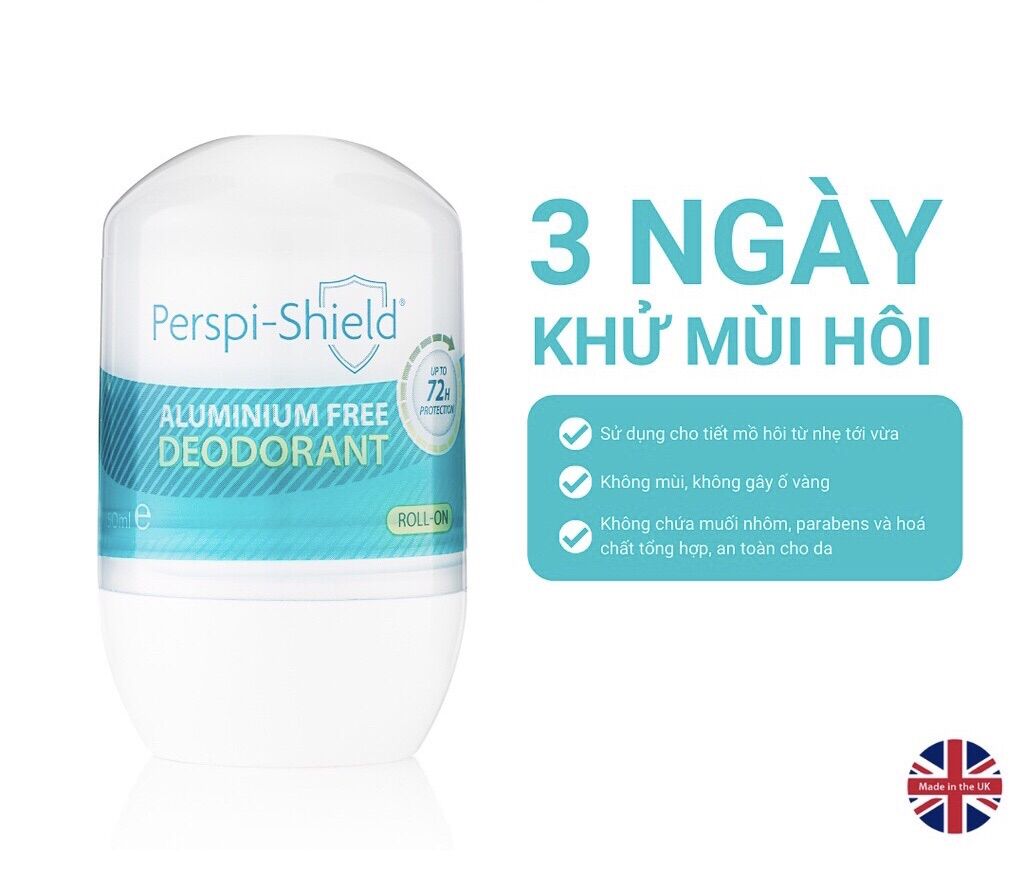 Lăn khử mùi perspi-shield 72h 50ml