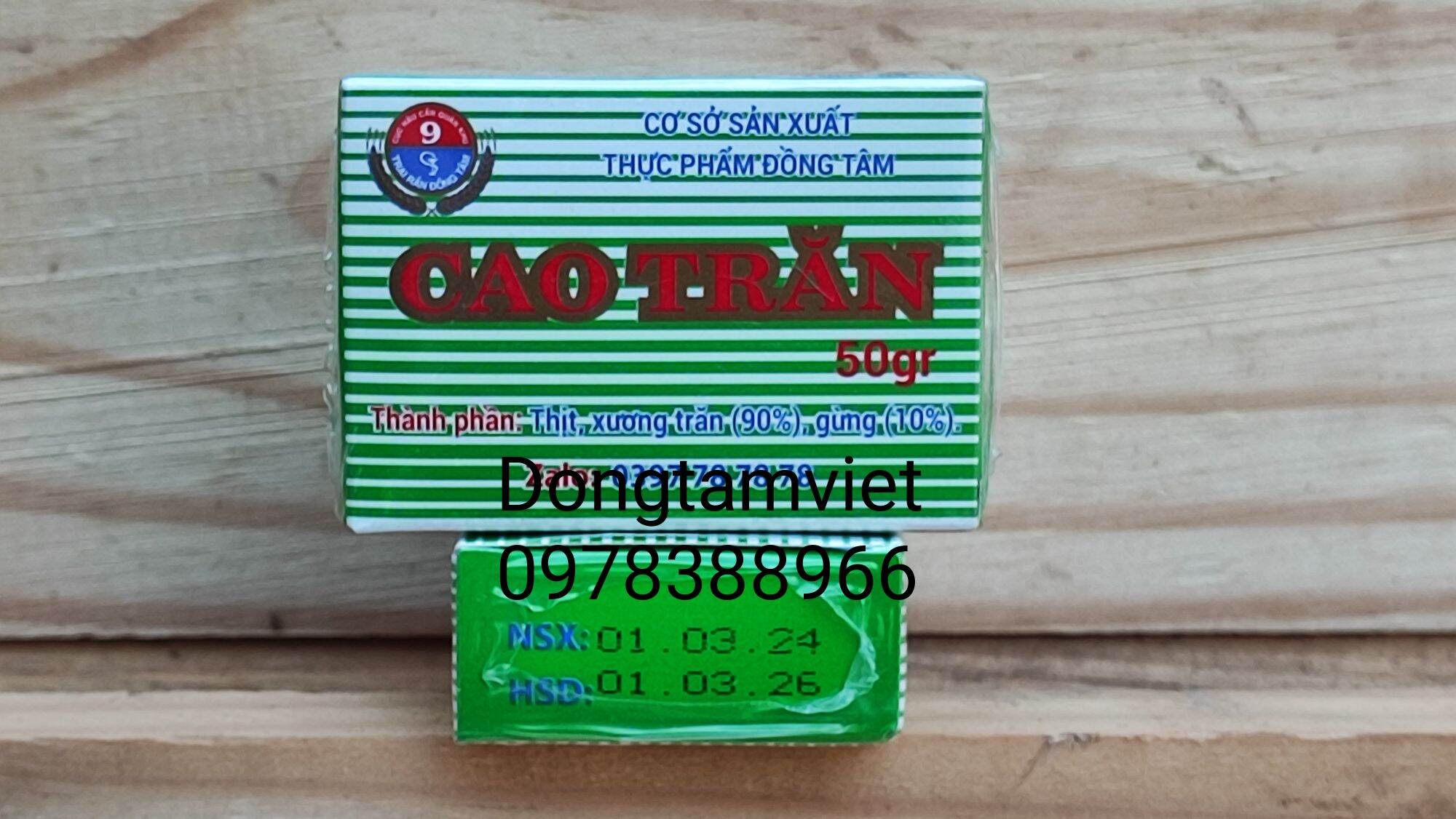 CAO TRĂN ĐONGTAM (hộp 50gr- date 07/2026)