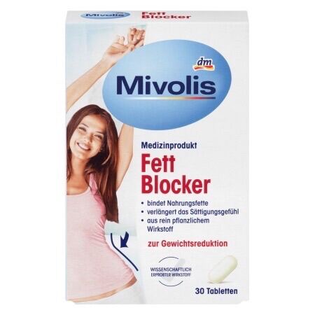 Viên uống giảm cân Fett Blocked của Mivolis Đức