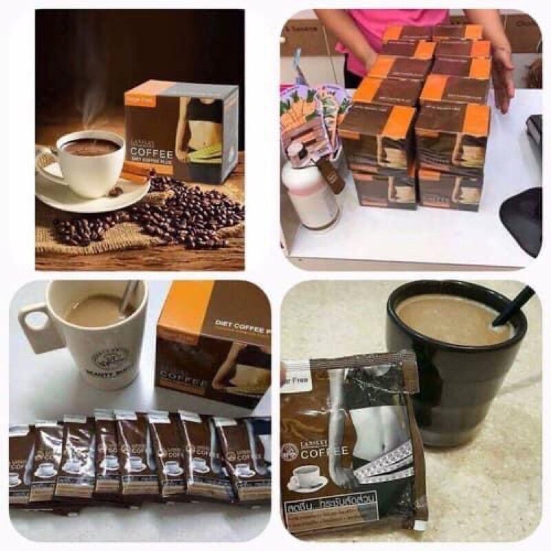 Hộp cà phê GC hoà tan Lansley Coffee Thái Lan (10 gói)