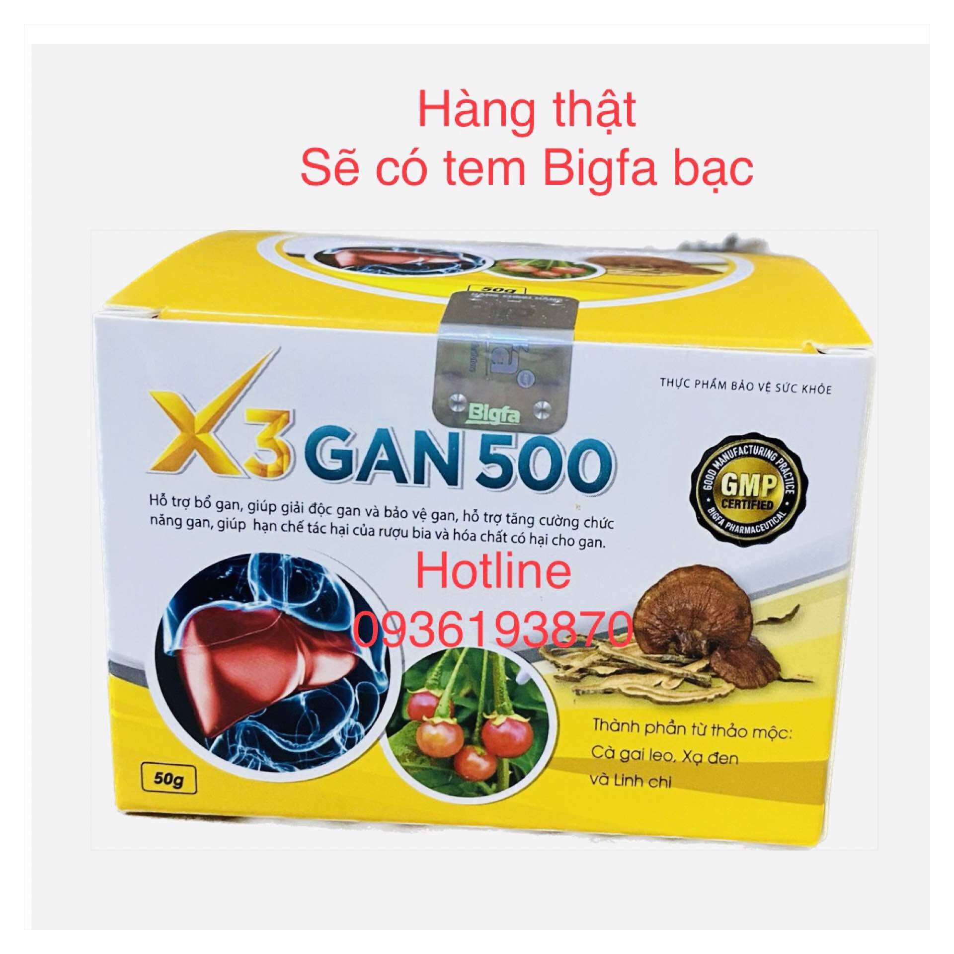 X3 Gan 500 Giúp hỗ trợ tăng cường chức năng gan