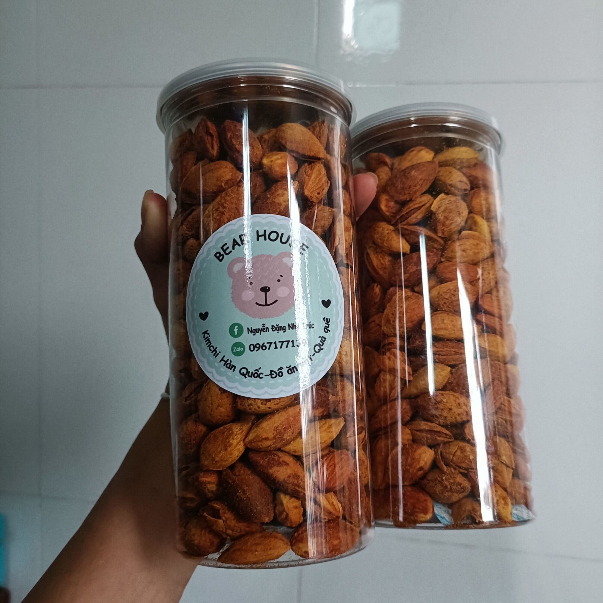 Hạnh Nhân Rang Bơ Vỏ Mỏng hộp  500gram