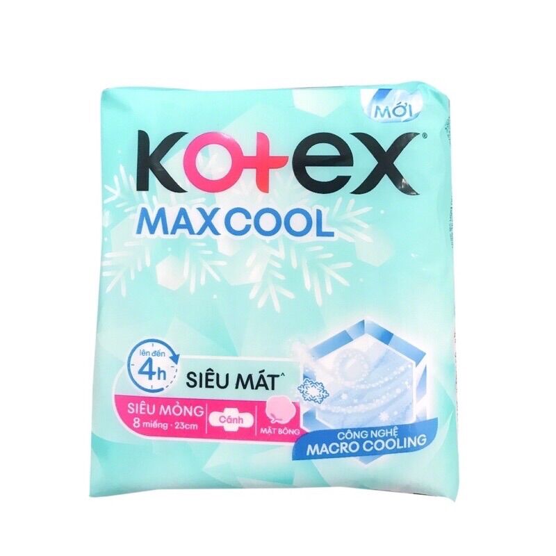 Băng vệ sinh Kotex Max Cool gói 8 miếng