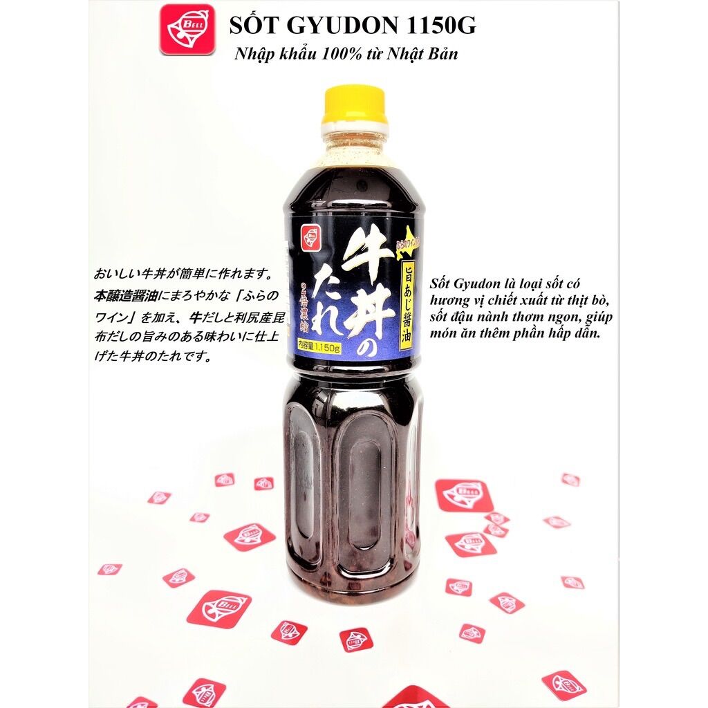 Sốt gyudon - cơm xào bò nhật bản