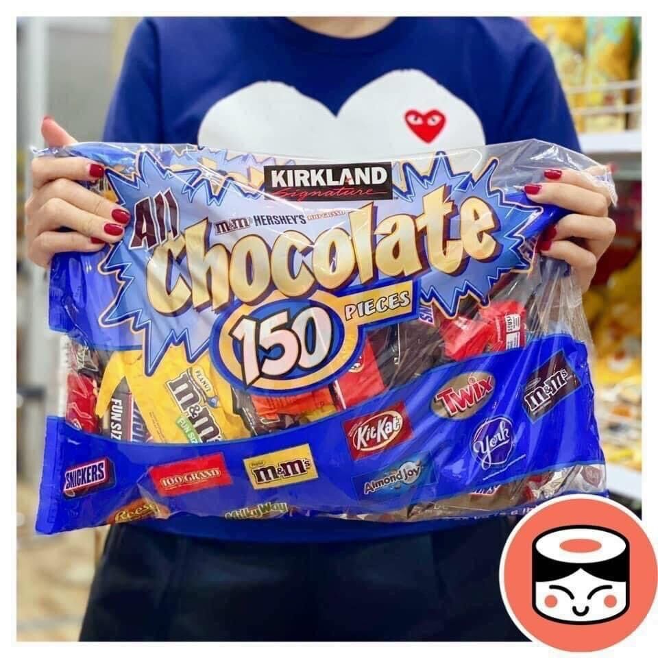Kẹo socola tổng hợp 6 loại kirkland signature mini favorites 2.27kg