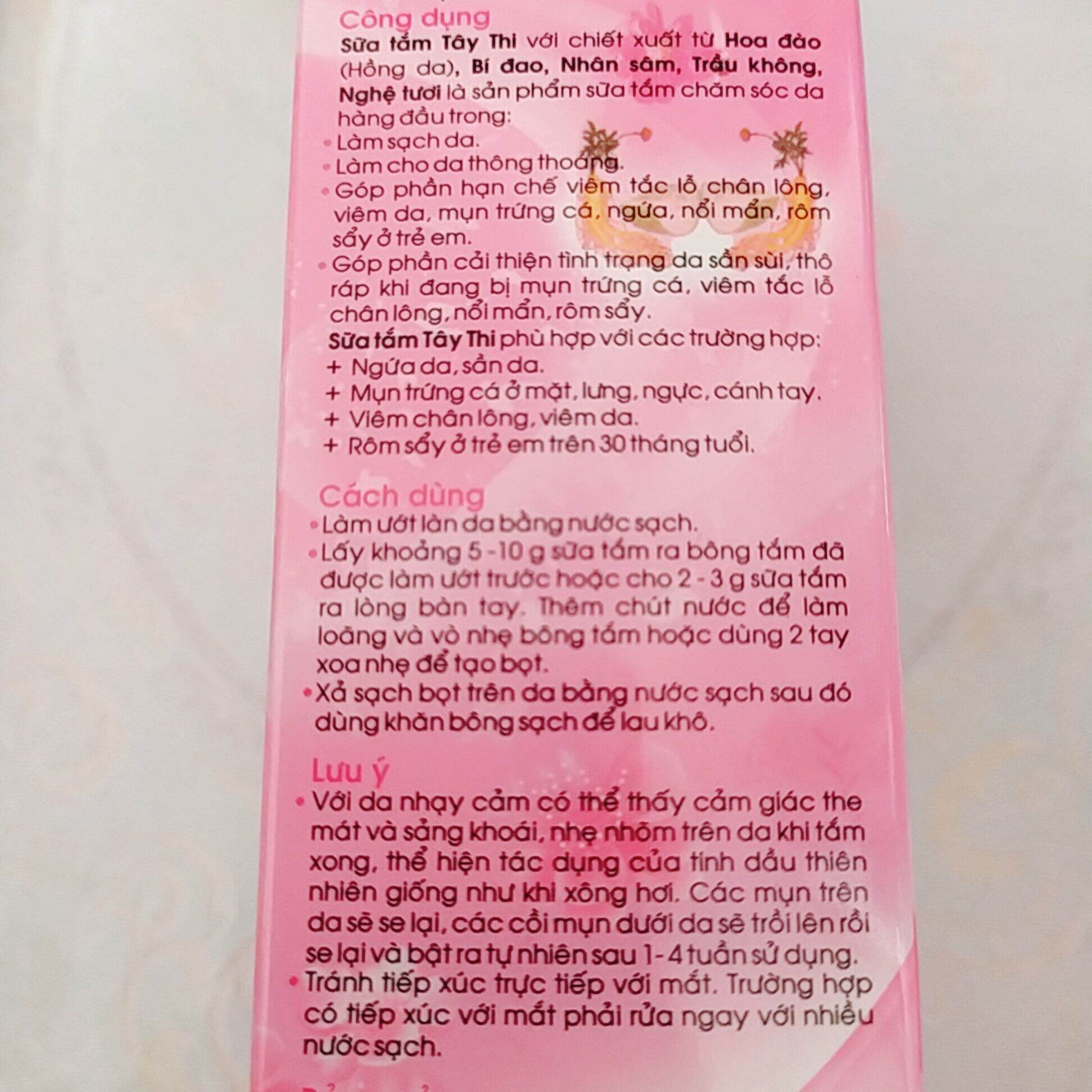 SỮA TẮM TÂY THI 200gam