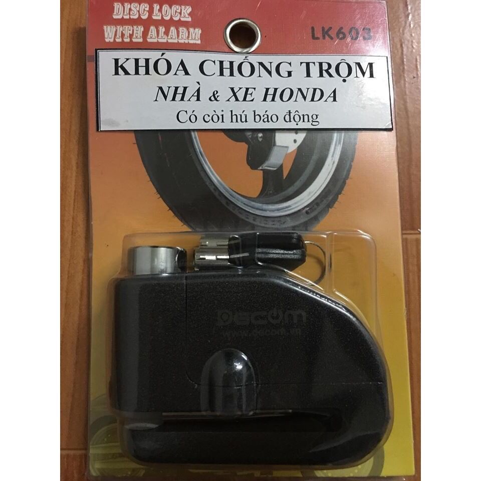 Khóa đĩa chống trộm xe máy