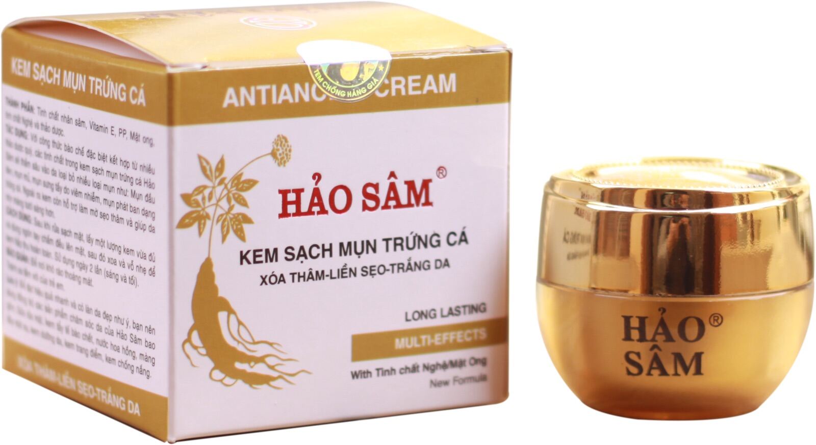 [Hcm]Kem Hảo Sâm Sạch Mụn Trứng Cá(12G)