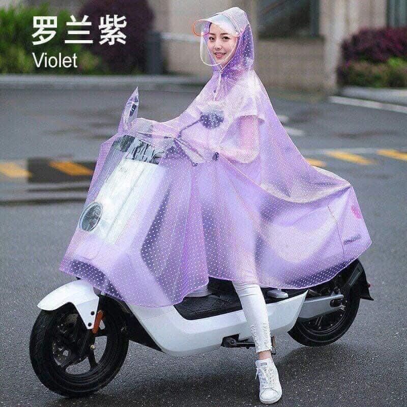 Áo mưa chấm bi cao cấp