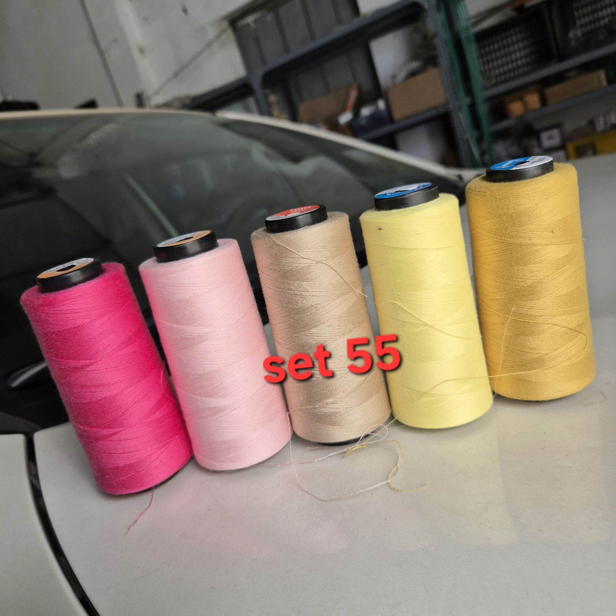 Set 5 cuộn chỉ may dài 2500m/ 1cuộn