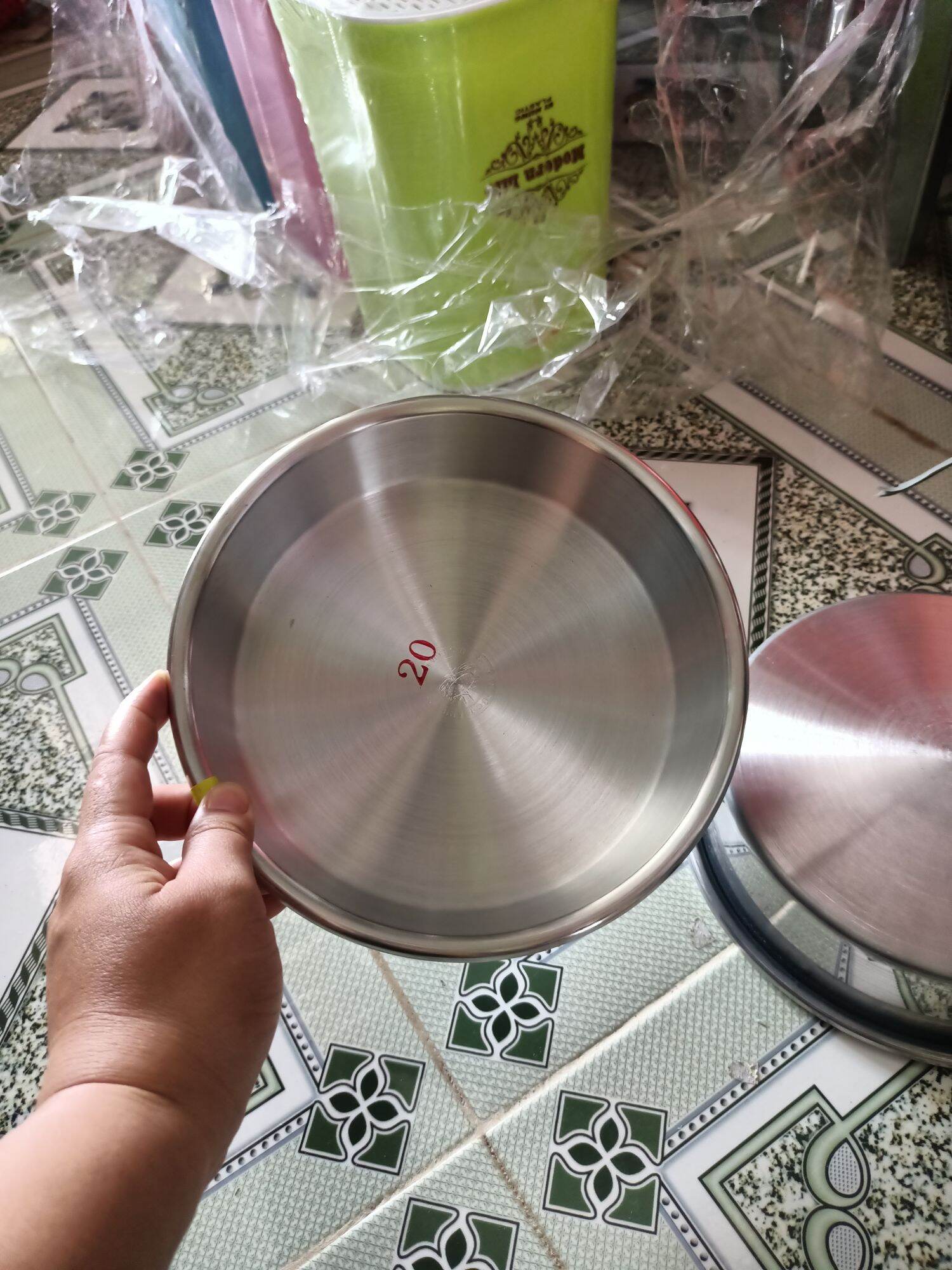 bơ xửng nhôm đk 20cm