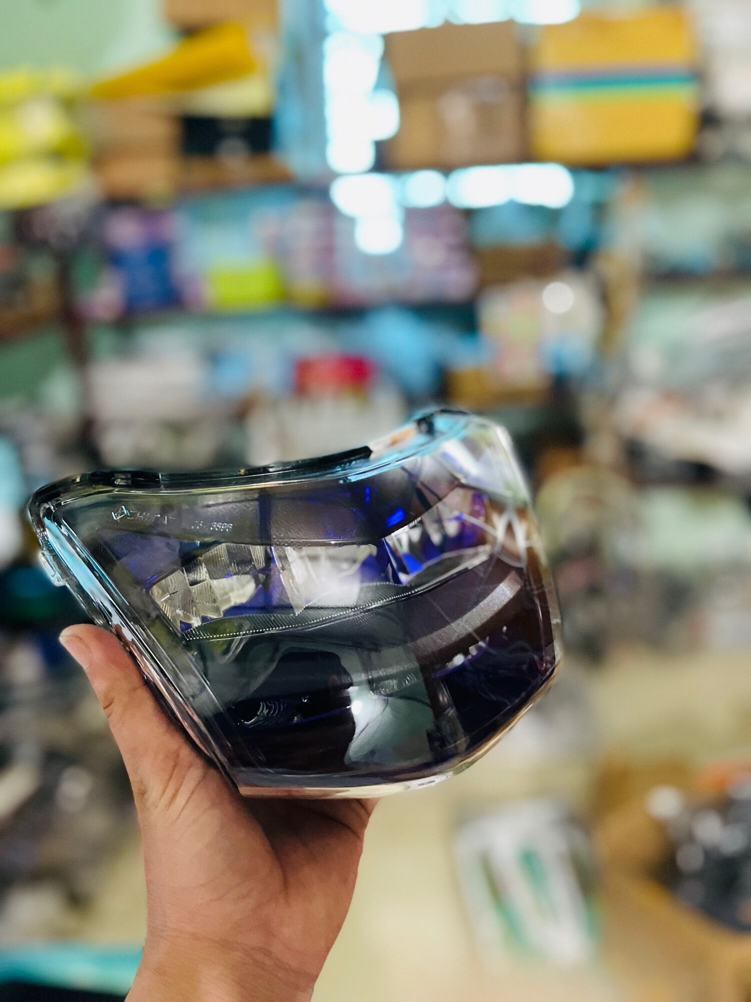 Đèn Pha 2 Tầng Chính Hãng Zipat [ Màu Tím ] Wave 50/100/110
