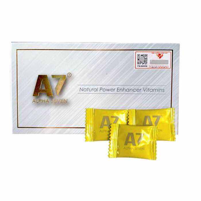 Kẹo a7 anfa vị chanh . Hộp 10 viên, che tên khi giao