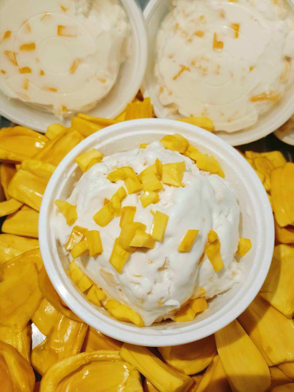 Box of 500Gr Fresh Longan Ice Cream (Homemade and Delicious)