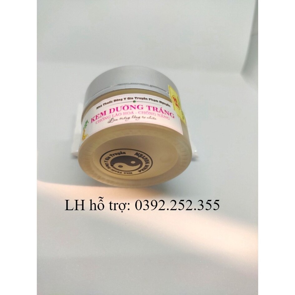 Kem dưỡng trắng da và làm mờ vết thâm đông y gia truyền phạm nguyễn, kem phạm nguyễn