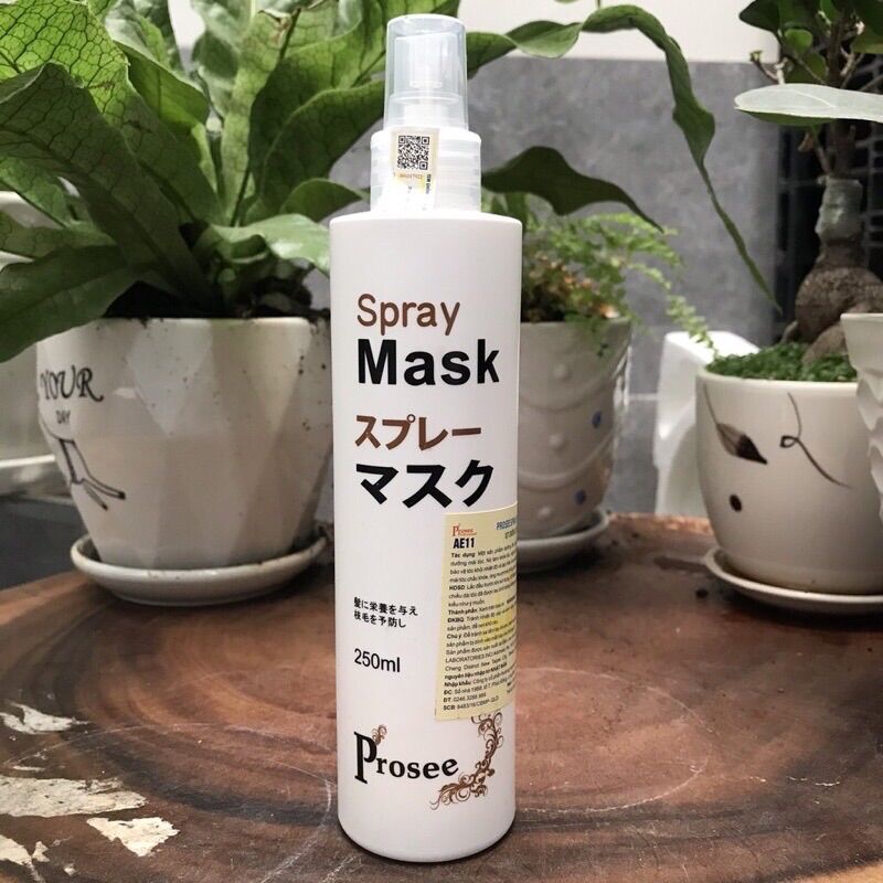 Dưỡng tóc PROSEE spray mask 250ml cung cấp dưỡng chất độ ẩm