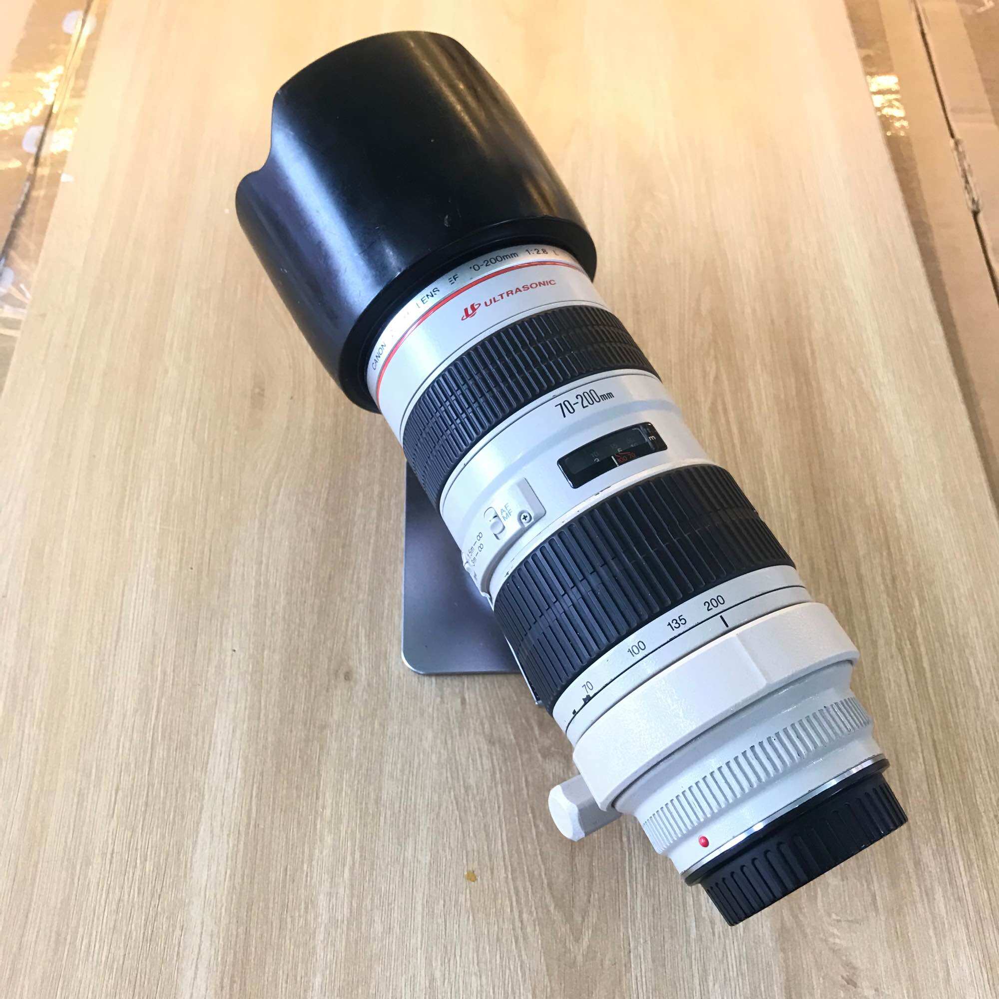 Ống kính canon ef 70-200mm f2.8l usm kèm hood zin