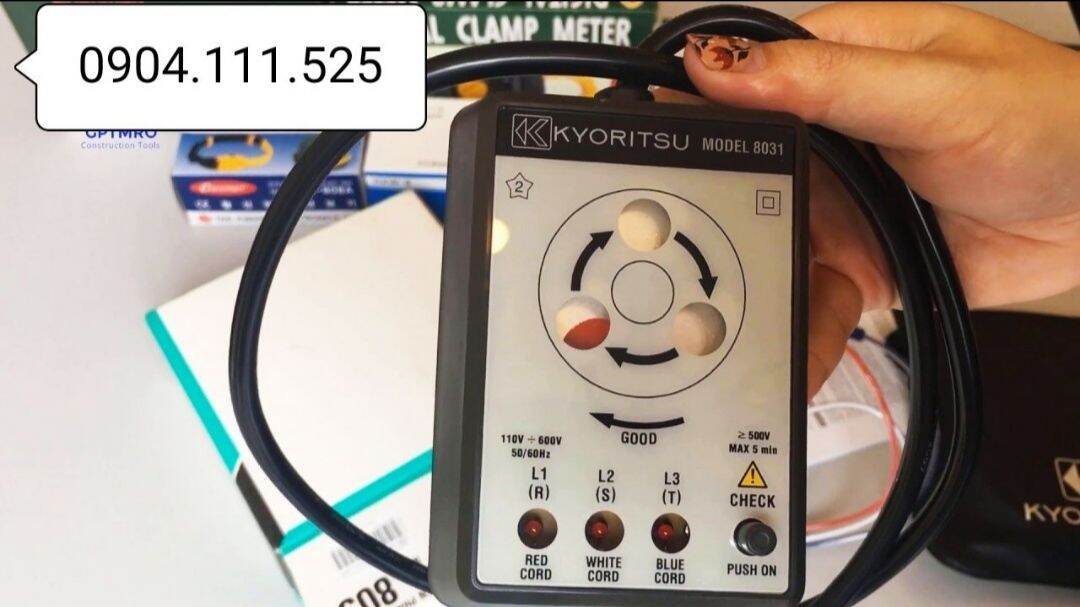 [HCM]Đồng hồ đo thứ tự pha KYORITSU 8031