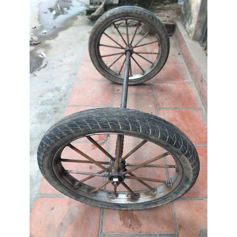 Bánh xe bò, xe cải tiến