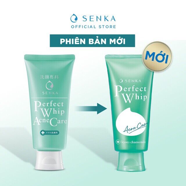 [HCM]Sữa Rửa Mặt Senka Cho Da Mụn 100g mẫu mới