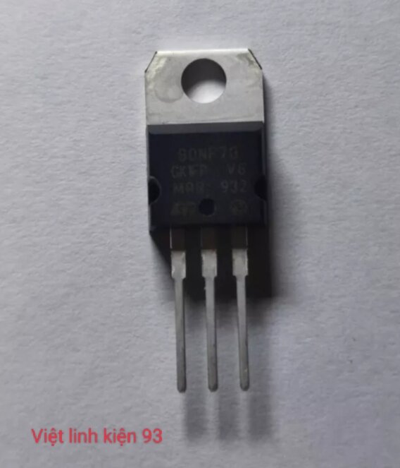 Mosfet 80n70 to 220 n - ch 70v 80a