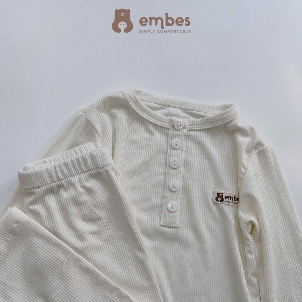 Embes- Bộ Tăm Lạnh Mặc Điều Hoà Cho Bé
