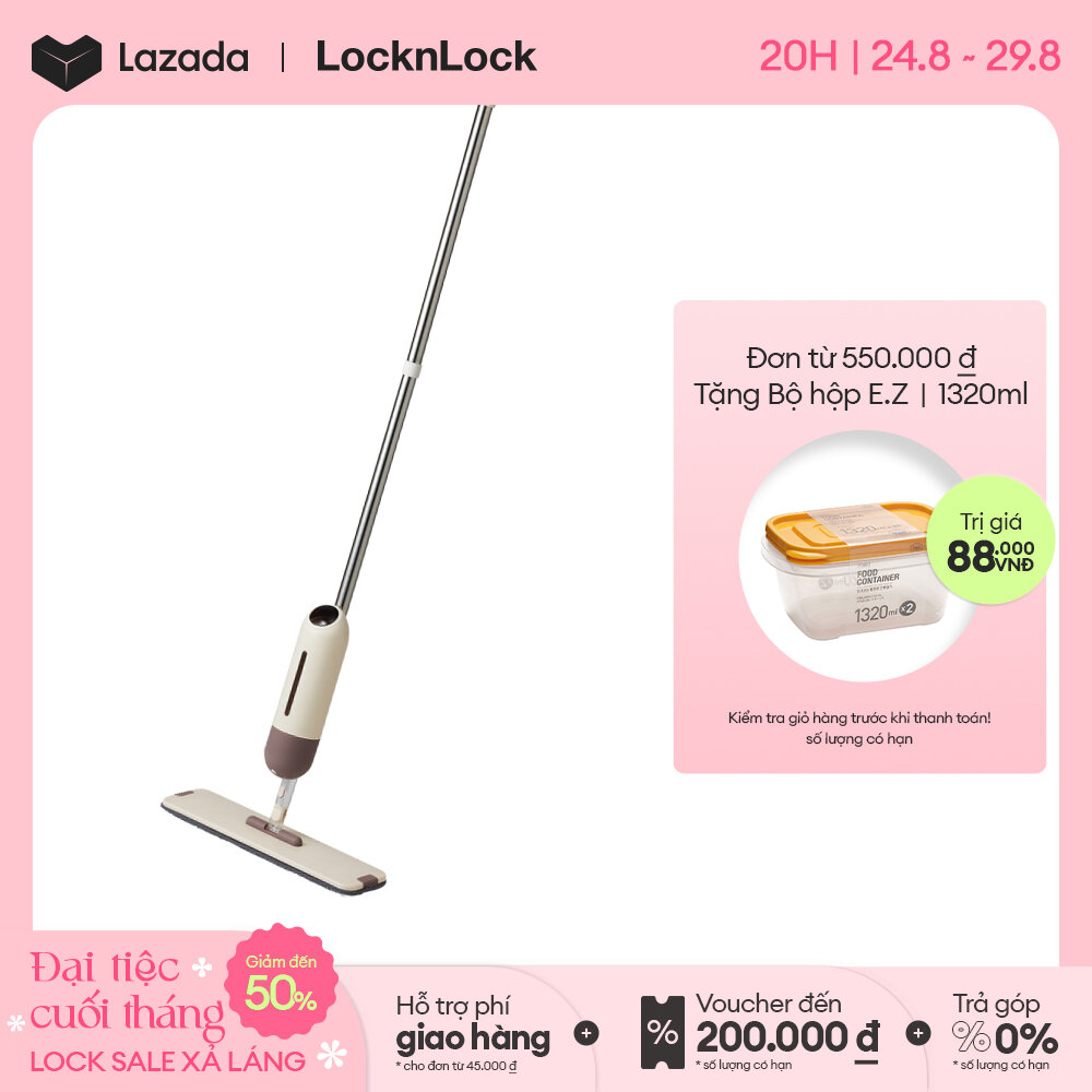 Bộ cây lau nhà Capsule Spray mop Lock&Lock ETM472