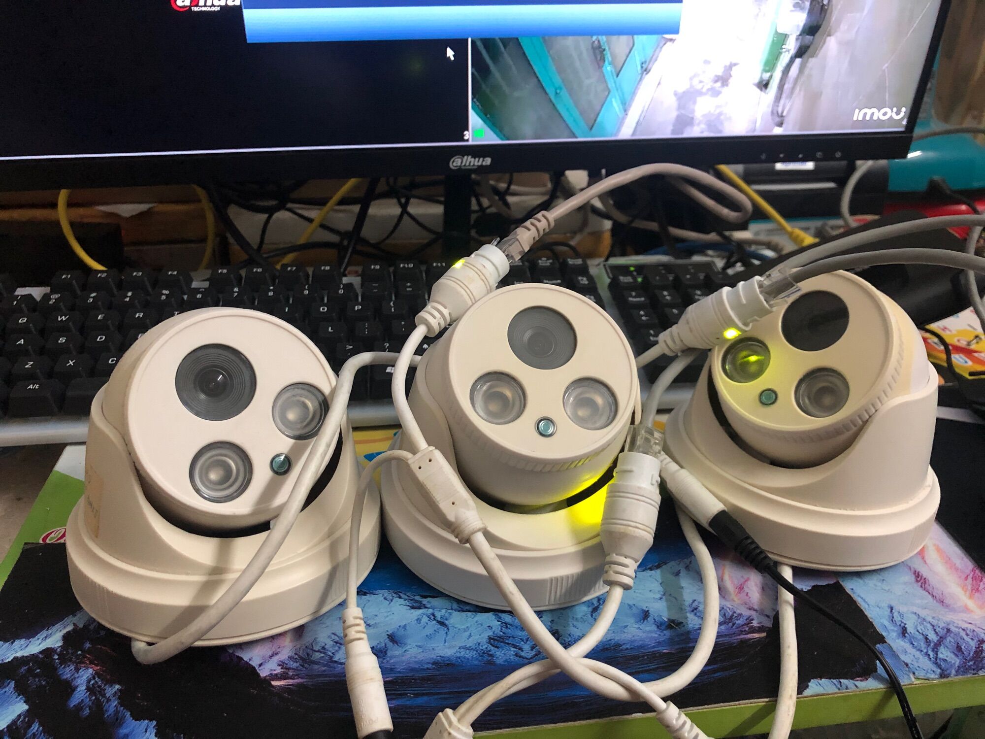Camera ip cũ đã qua sử dụng thanh lý,hàng chuẩn onvif add vào nhiều loại đầu ghi dahua,hikvison,kbvison