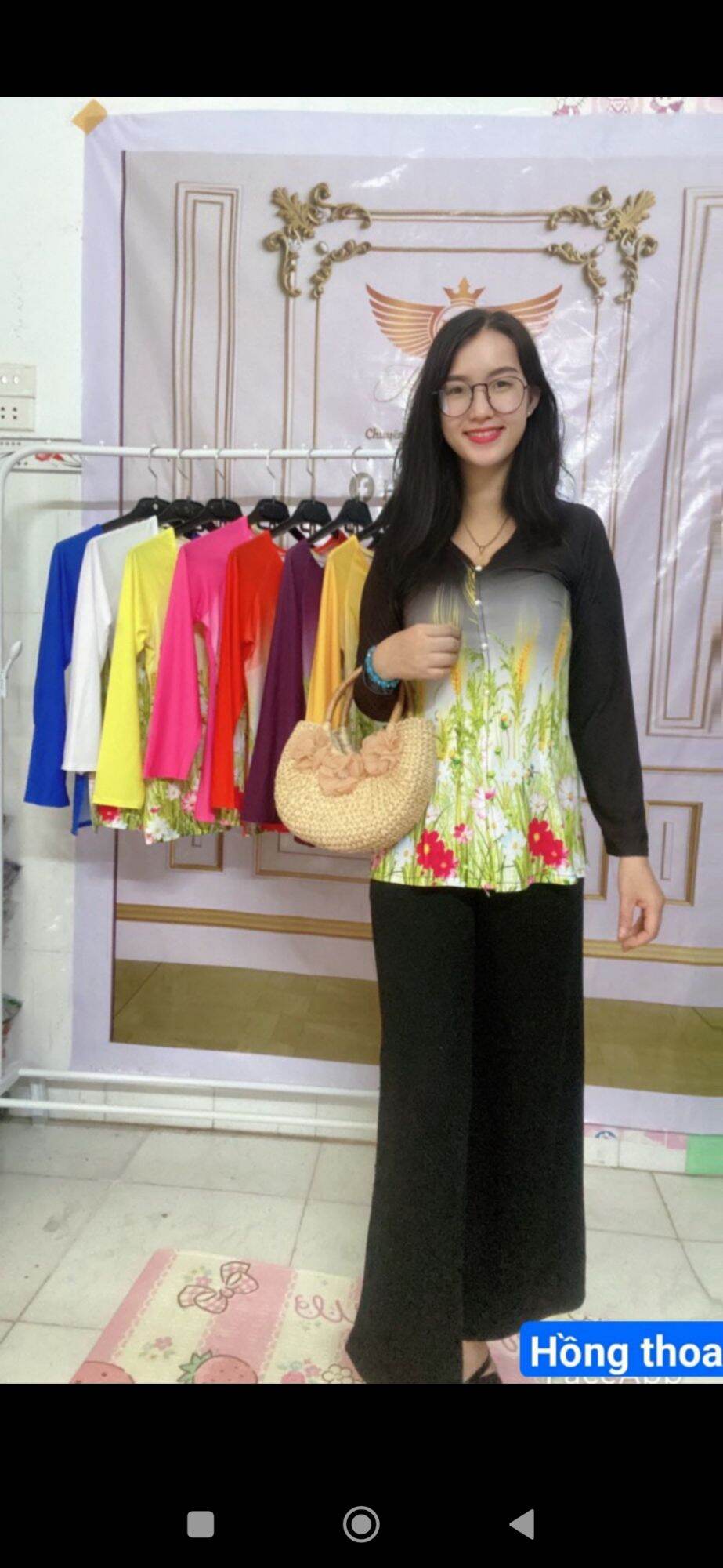 set bộ bà ba có kèm quần