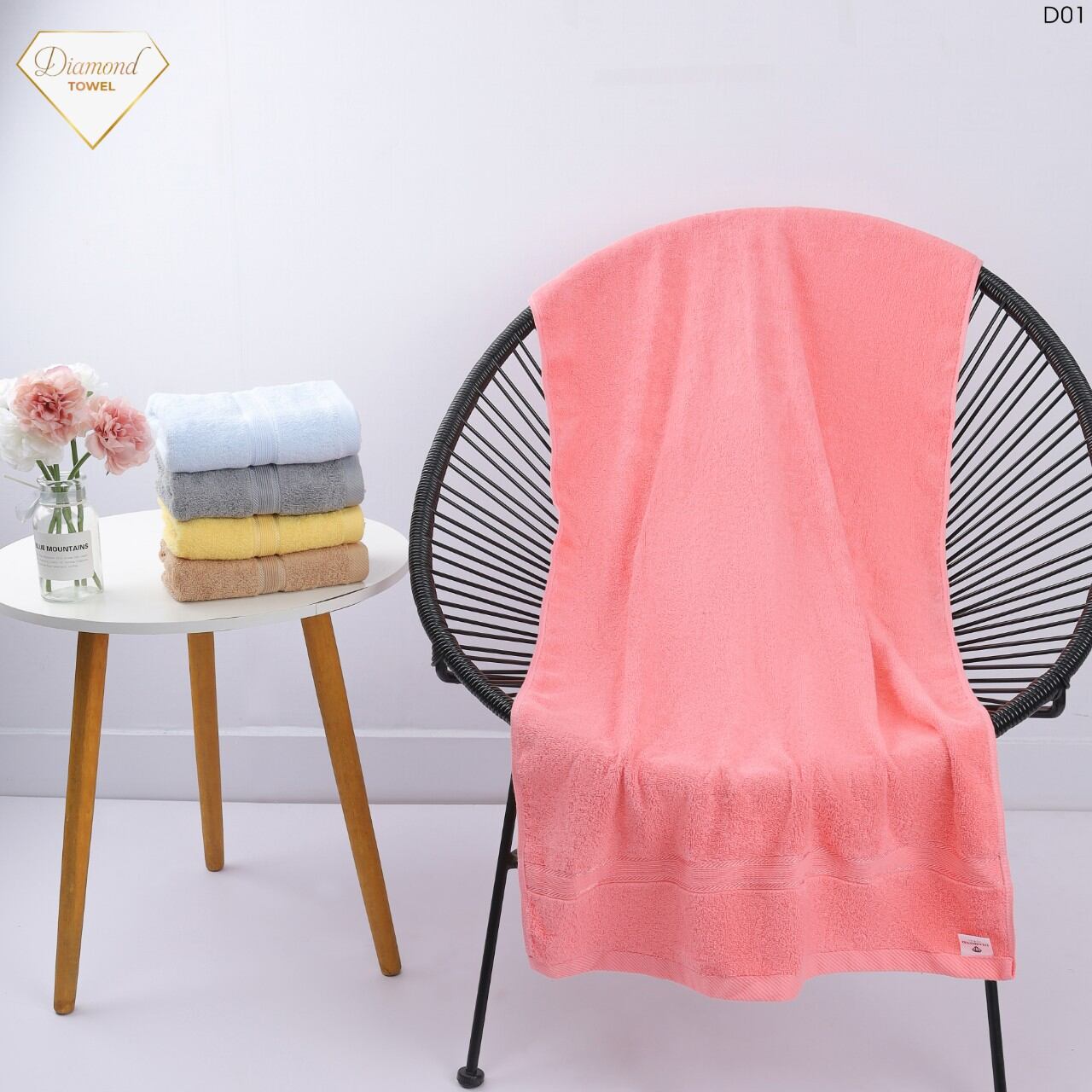 Khăn Tắm cotton cao cấp 60x120, Khăn chất bông Cotton mềm bông nở cao cấp, mềm mịn, thấm hút tốt