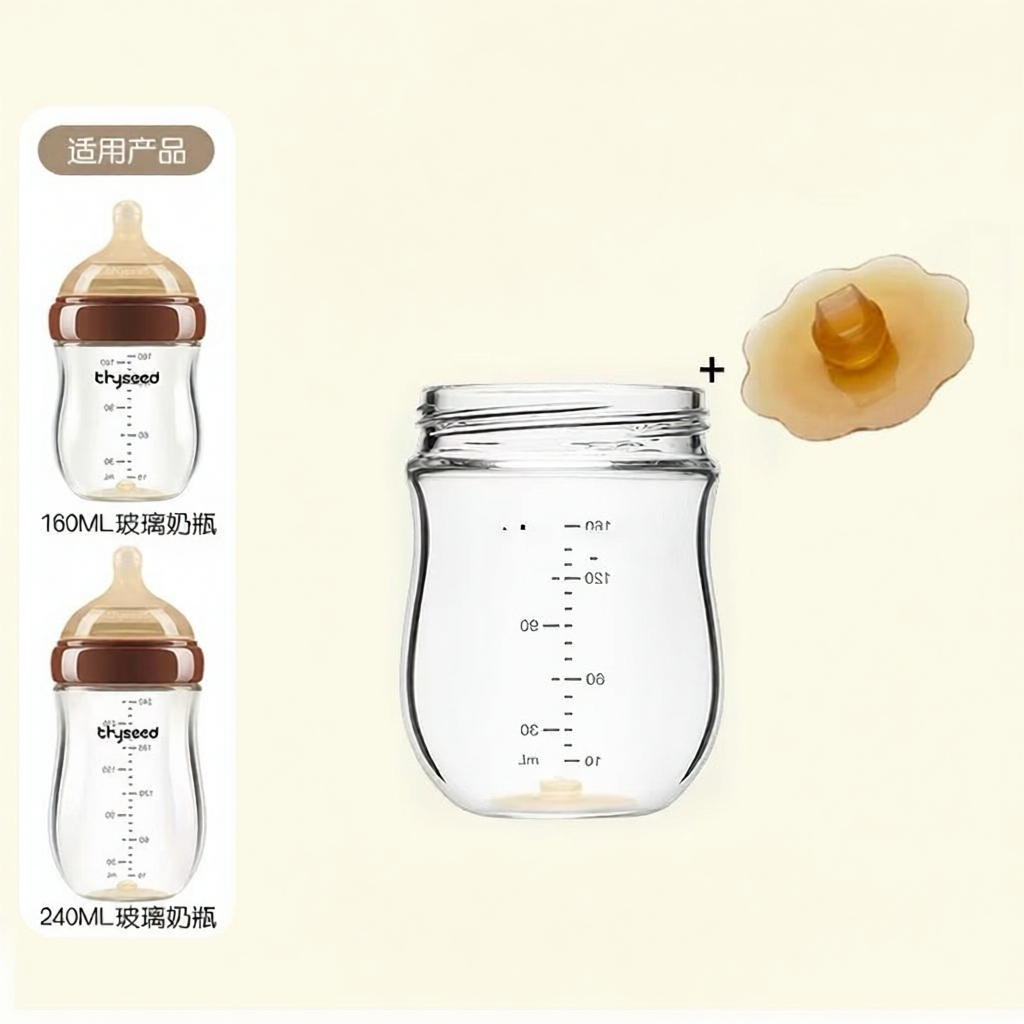 Thyseed | Chai Thân Rộng PPSU Chống Sặc