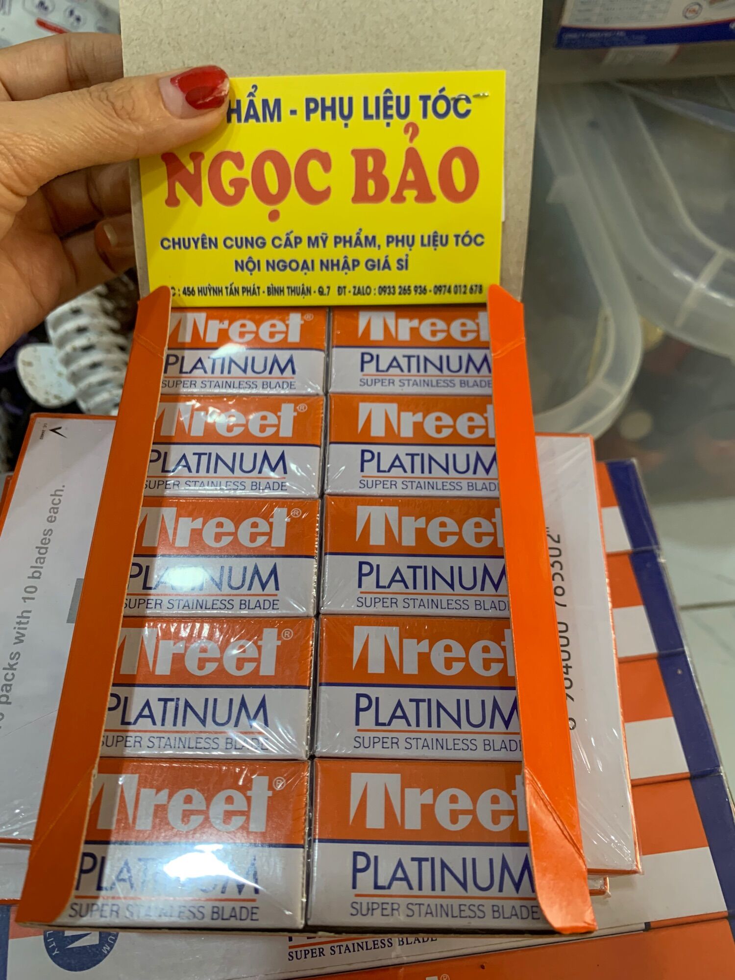 Dao lam Treet cam chính hãng loại hộp 100 lưỡi