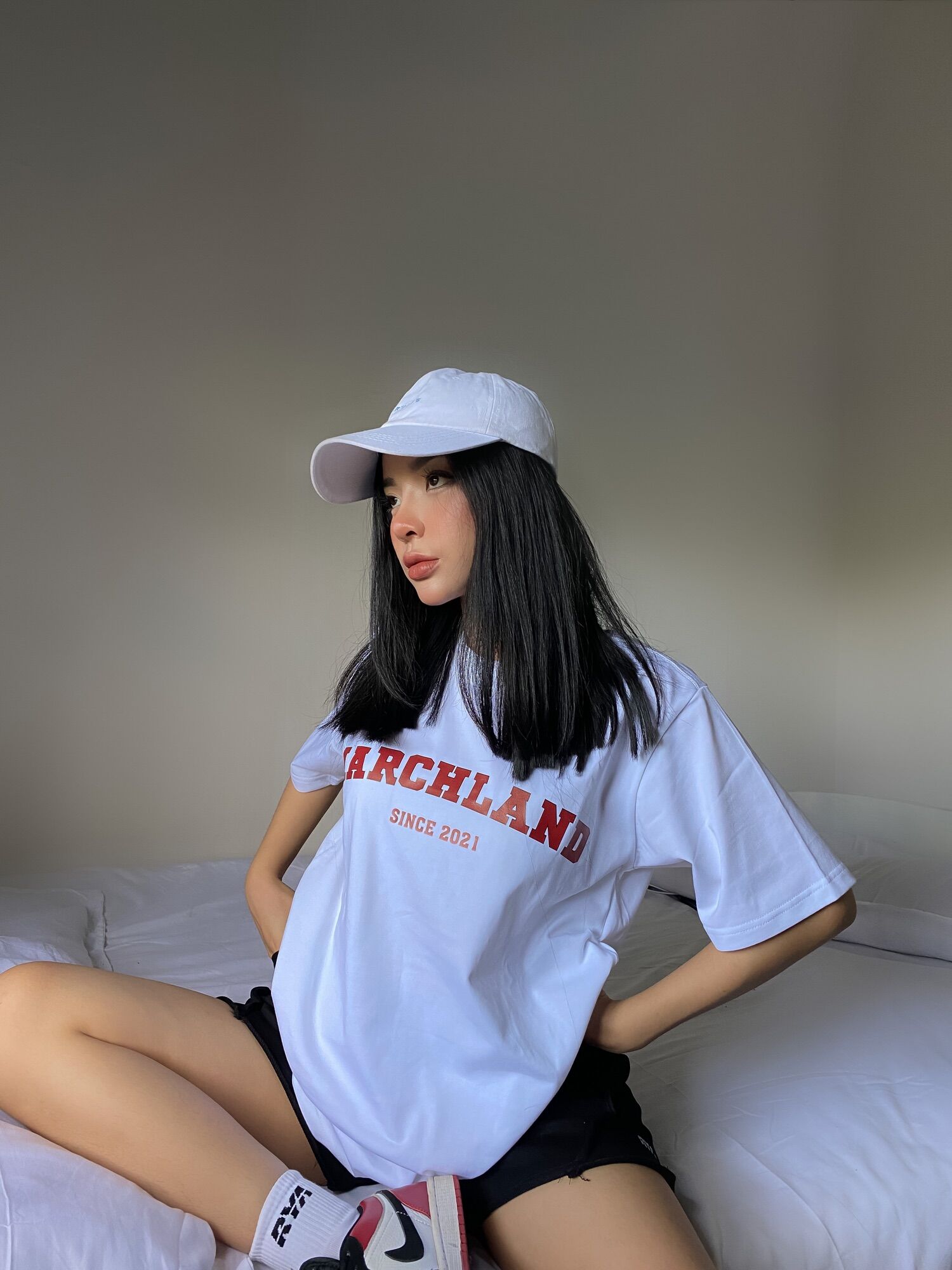 Basic logo red tshirt