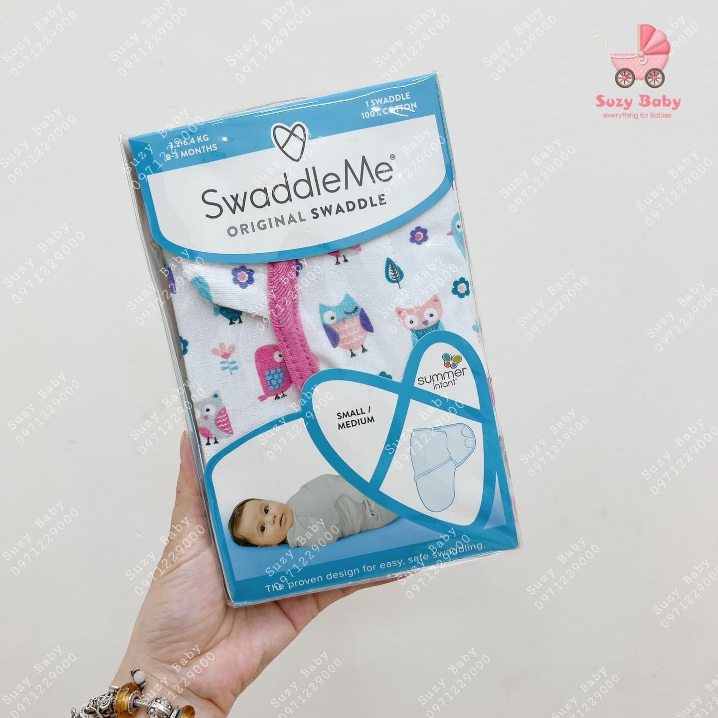 Ủ kén cotton swaddle me chính hãng