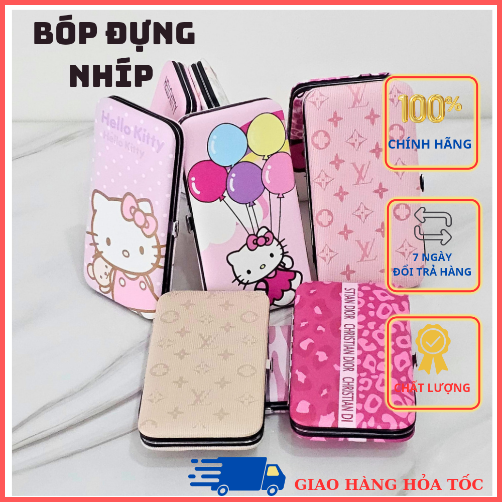 Bóp đựng nhíp nối mi ví bảo quản nhíp dụng cụ nối mi