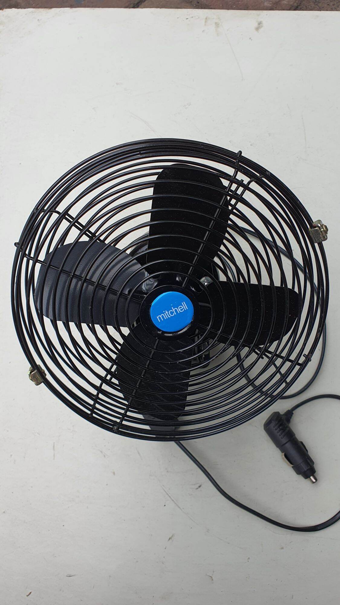 QUẠT KẸP CÁNH SẮT LỒNG SẮT 230MM