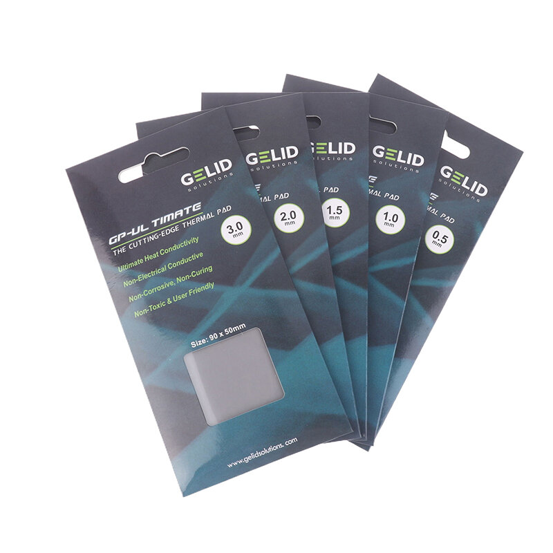 GELID GP-Ultimate 15W/MK Tấm Tản Nhiệt 90x50MM Miếng Dán Mỡ Silicon Cho CPU/GPU Đồ Họa Tản Nhiệt Cho Bo Mạch Chủ Giá 165,300 Đồng*Miễn phí vận chuyển