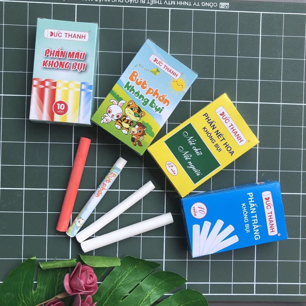 Phấn màu Đức Thanh-Phấn màu mĩ thuật 12 màu-Phấn ma thuật