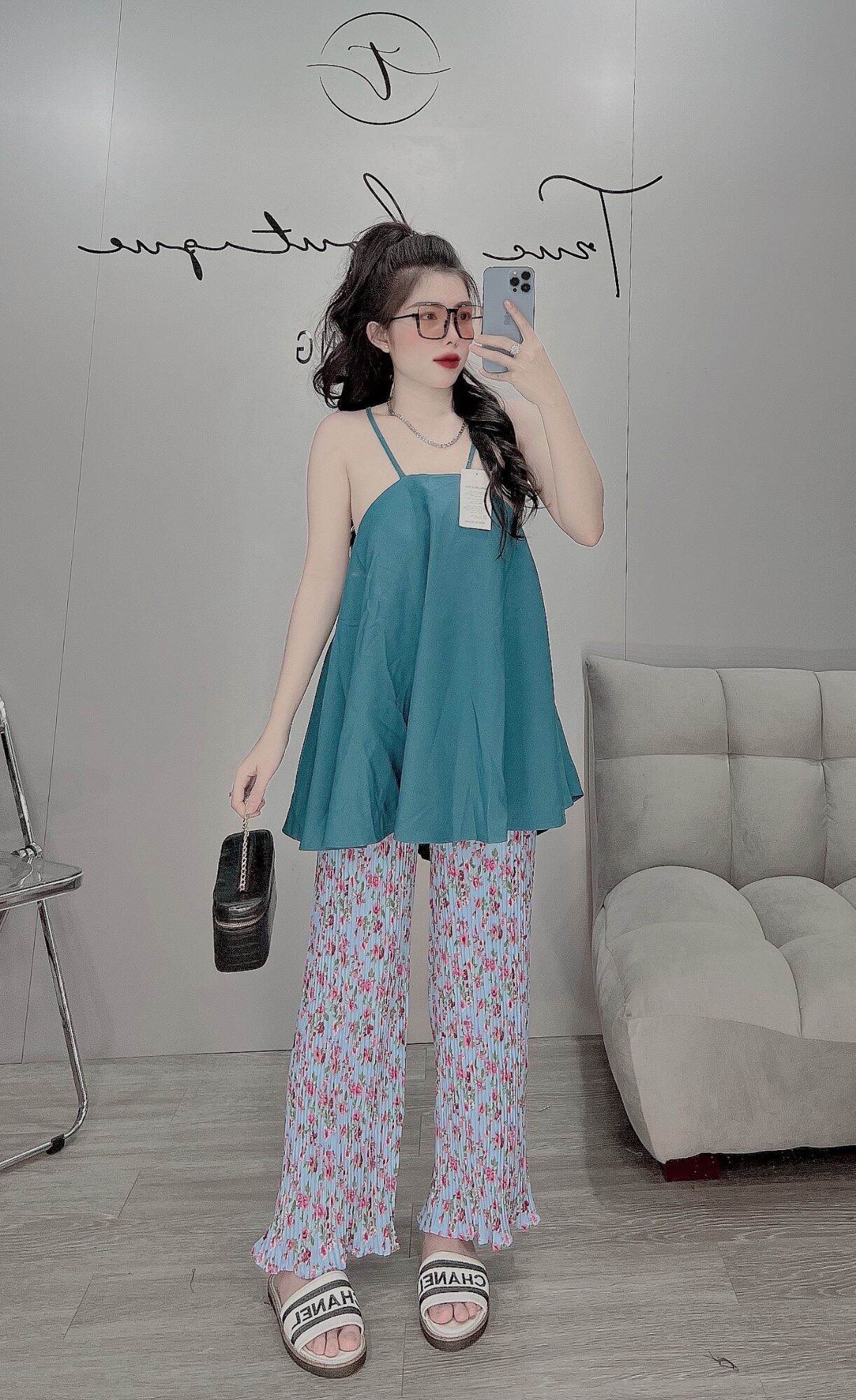 sét 2 dây vải lụa mềm mịn