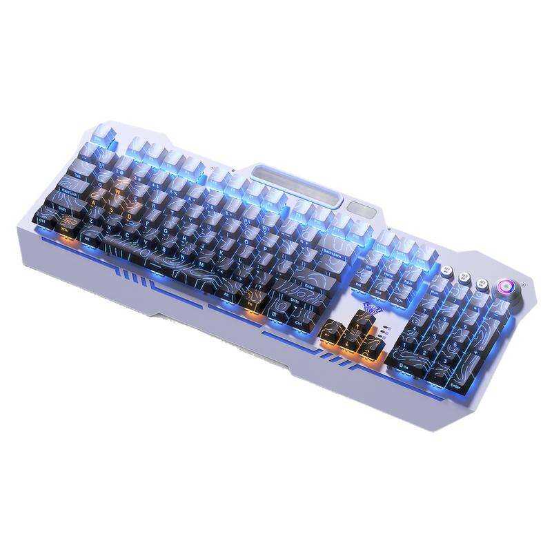 AULA | Bộ Bàn Phím Cơ Gaming Wolf Spider Reaper và Chuột Có Dây, Thiết Kế Sẵn Sàng Cho Văn Phòng, Hiệu Suất Cao, Cấu Trúc Bền Bỉ, Tương Thích PC/Laptop