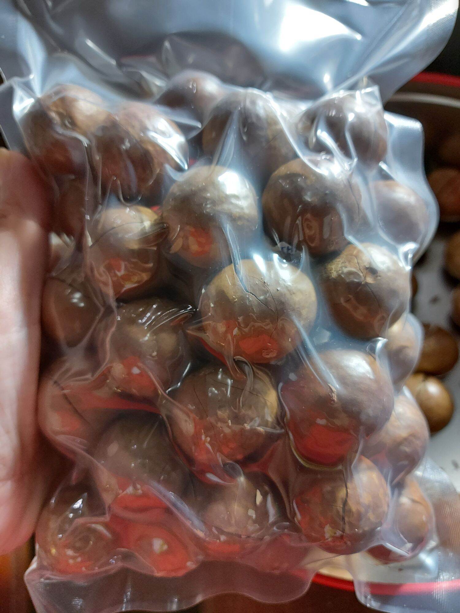 Hạt macca sấy khô đăk lăk - macca ăn liền nguyên quả tách nứt sẵn 1kg