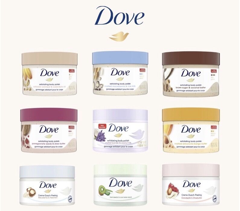 Tẩy tế bào chết Dove Exfoliating Body Polish 225gr/ 298gr