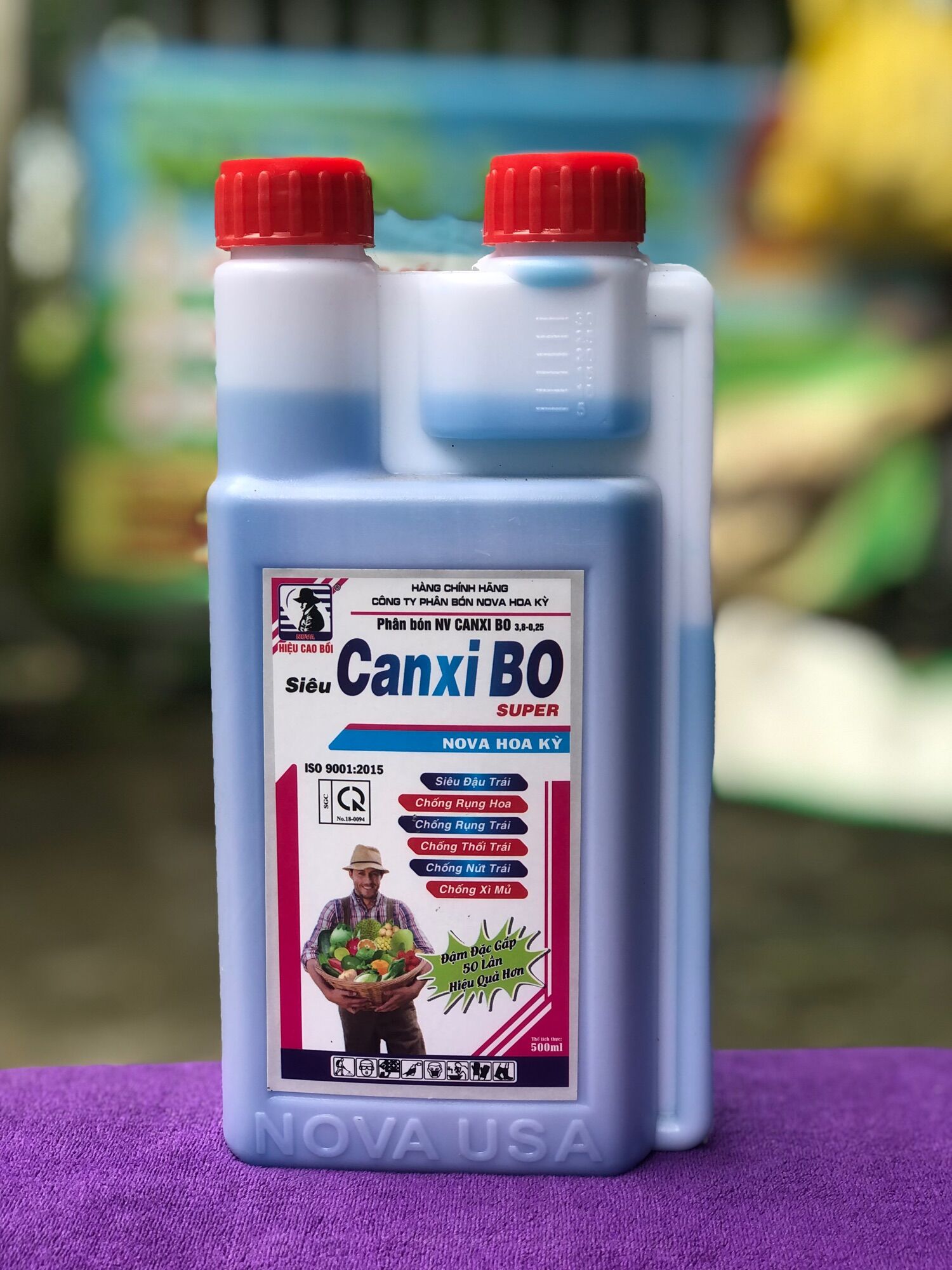 Phân bón lá canxi bo super | cty nova hoa kỳ 🇺🇸 | chai 500ml